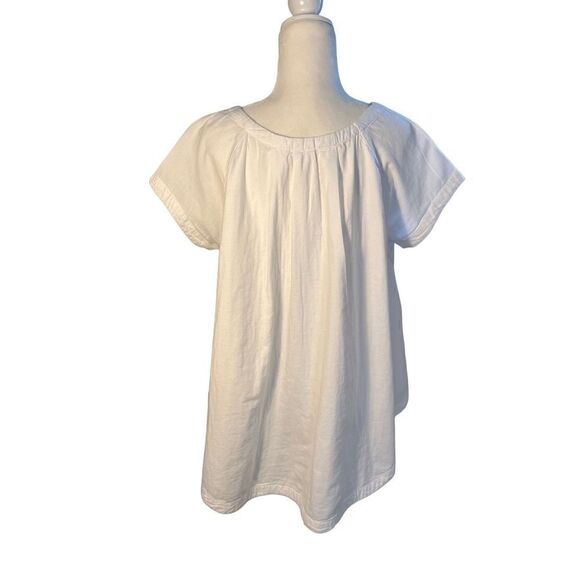 Free People flared cotton blouse - Picture 4 of 8